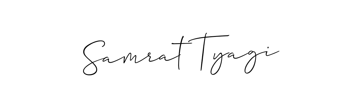 Make a beautiful signature design for name Samrat Tyagi. Use this online signature maker to create a handwritten signature for free. Samrat Tyagi signature style 2 images and pictures png