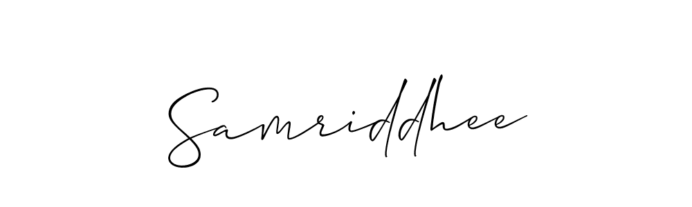 Best and Professional Signature Style for Samriddhee. Allison_Script Best Signature Style Collection. Samriddhee signature style 2 images and pictures png