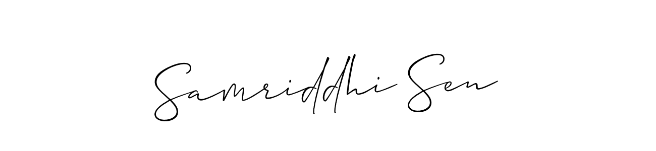 You can use this online signature creator to create a handwritten signature for the name Samriddhi Sen. This is the best online autograph maker. Samriddhi Sen signature style 2 images and pictures png