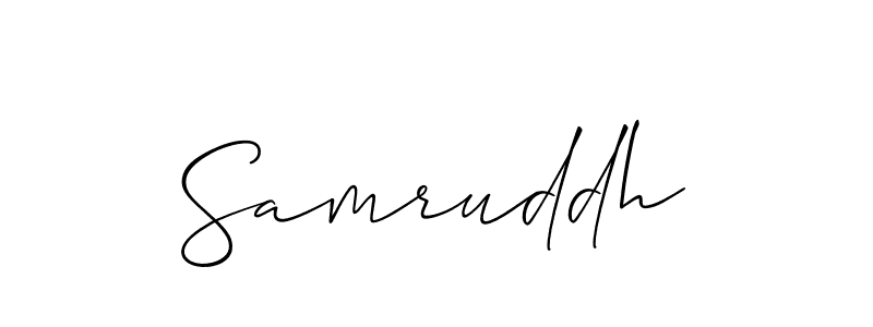 You can use this online signature creator to create a handwritten signature for the name Samruddh. This is the best online autograph maker. Samruddh signature style 2 images and pictures png