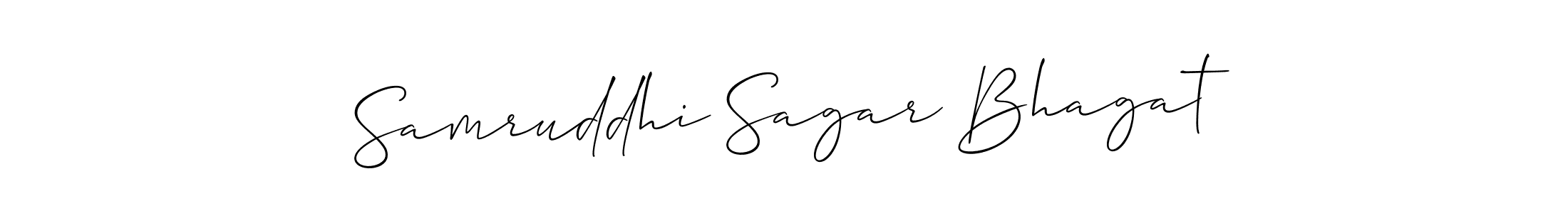 Make a beautiful signature design for name Samruddhi Sagar Bhagat. Use this online signature maker to create a handwritten signature for free. Samruddhi Sagar Bhagat signature style 2 images and pictures png