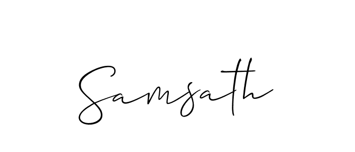 Once you've used our free online signature maker to create your best signature Allison_Script style, it's time to enjoy all of the benefits that Samsath name signing documents. Samsath signature style 2 images and pictures png