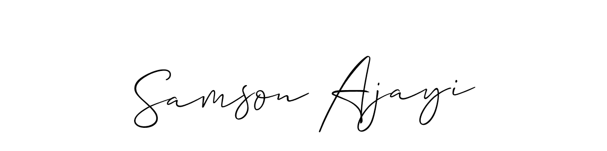 Similarly Allison_Script is the best handwritten signature design. Signature creator online .You can use it as an online autograph creator for name Samson Ajayi. Samson Ajayi signature style 2 images and pictures png