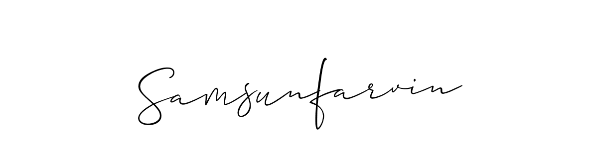 Here are the top 10 professional signature styles for the name Samsunfarvin. These are the best autograph styles you can use for your name. Samsunfarvin signature style 2 images and pictures png