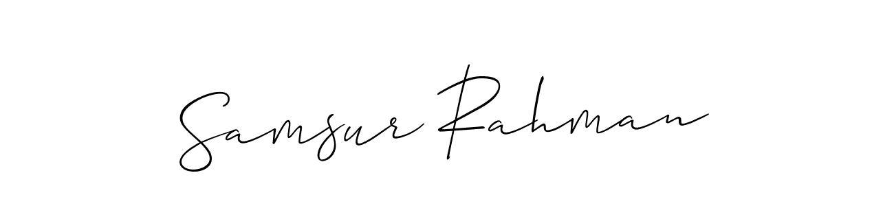 Make a beautiful signature design for name Samsur Rahman. Use this online signature maker to create a handwritten signature for free. Samsur Rahman signature style 2 images and pictures png