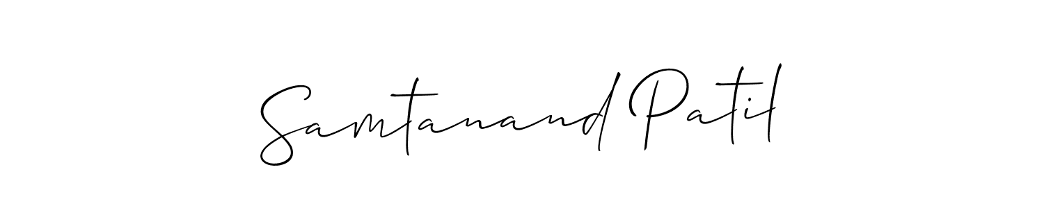 How to make Samtanand Patil signature? Allison_Script is a professional autograph style. Create handwritten signature for Samtanand Patil name. Samtanand Patil signature style 2 images and pictures png