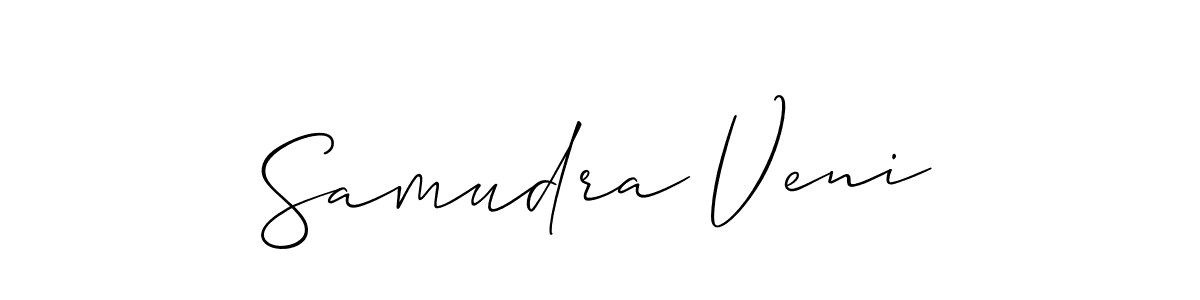 How to Draw Samudra Veni signature style? Allison_Script is a latest design signature styles for name Samudra Veni. Samudra Veni signature style 2 images and pictures png