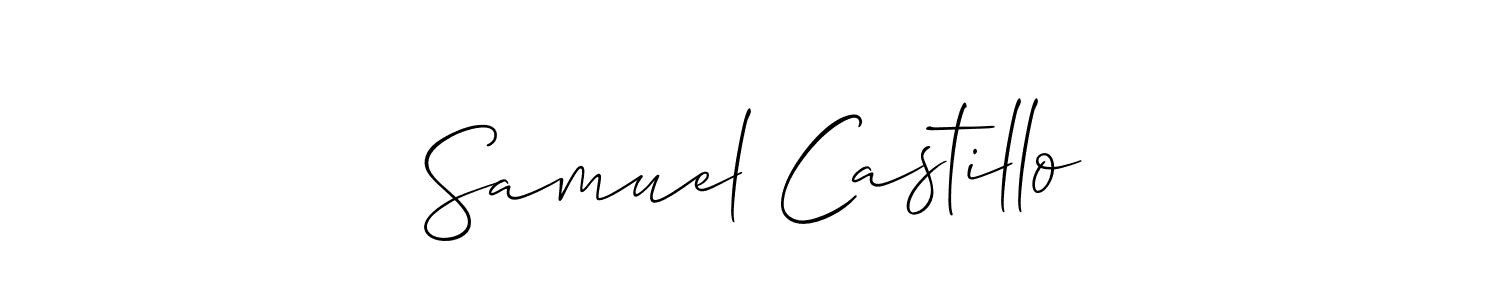 Similarly Allison_Script is the best handwritten signature design. Signature creator online .You can use it as an online autograph creator for name Samuel Castillo. Samuel Castillo signature style 2 images and pictures png