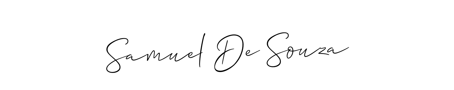 Once you've used our free online signature maker to create your best signature Allison_Script style, it's time to enjoy all of the benefits that Samuel De Souza name signing documents. Samuel De Souza signature style 2 images and pictures png