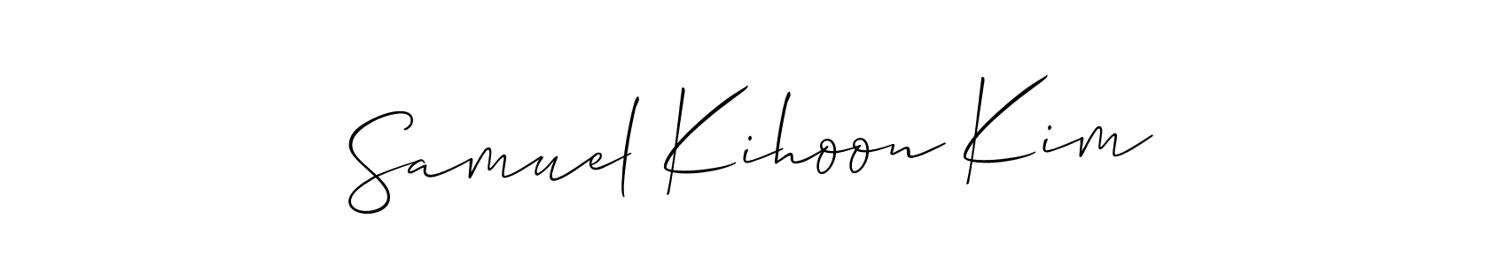 Make a short Samuel Kihoon Kim signature style. Manage your documents anywhere anytime using Allison_Script. Create and add eSignatures, submit forms, share and send files easily. Samuel Kihoon Kim signature style 2 images and pictures png