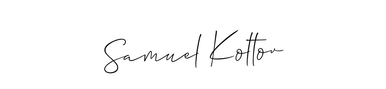 Best and Professional Signature Style for Samuel Koltov. Allison_Script Best Signature Style Collection. Samuel Koltov signature style 2 images and pictures png