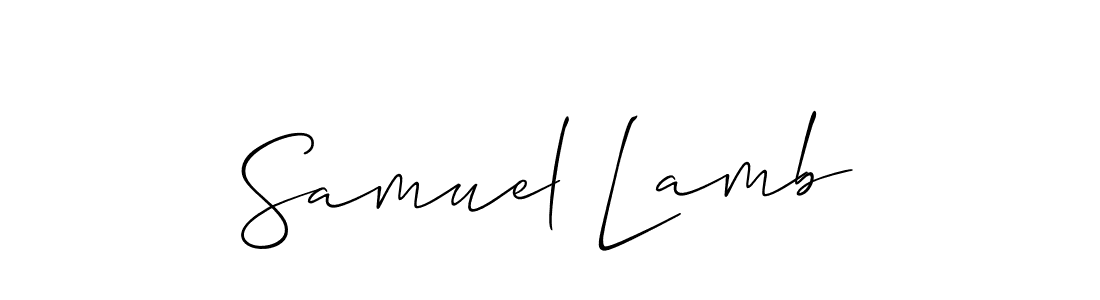 Best and Professional Signature Style for Samuel Lamb. Allison_Script Best Signature Style Collection. Samuel Lamb signature style 2 images and pictures png