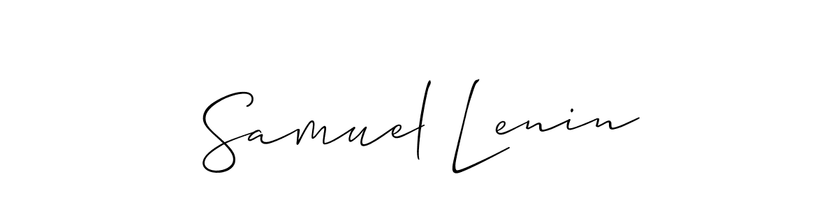 Once you've used our free online signature maker to create your best signature Allison_Script style, it's time to enjoy all of the benefits that Samuel Lenin name signing documents. Samuel Lenin signature style 2 images and pictures png