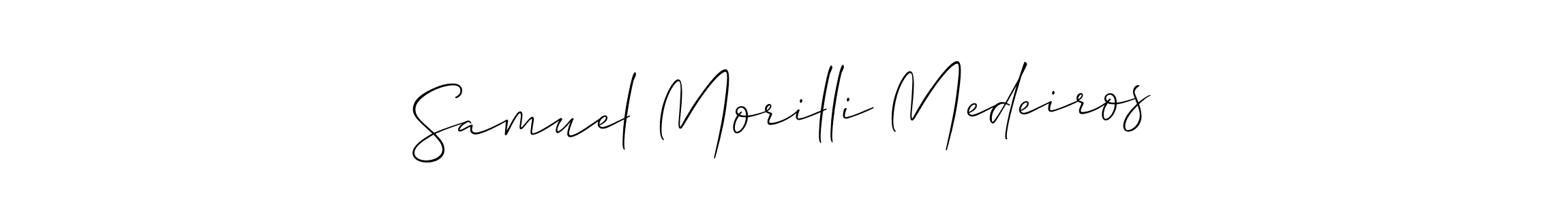 Check out images of Autograph of Samuel Morilli Medeiros name. Actor Samuel Morilli Medeiros Signature Style. Allison_Script is a professional sign style online. Samuel Morilli Medeiros signature style 2 images and pictures png