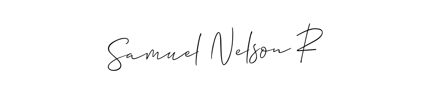 Check out images of Autograph of Samuel Nelson R name. Actor Samuel Nelson R Signature Style. Allison_Script is a professional sign style online. Samuel Nelson R signature style 2 images and pictures png