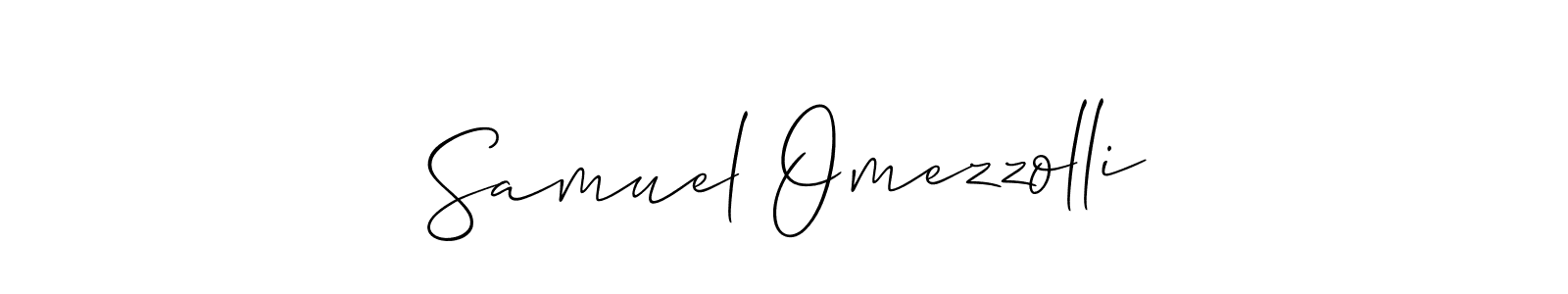 Allison_Script is a professional signature style that is perfect for those who want to add a touch of class to their signature. It is also a great choice for those who want to make their signature more unique. Get Samuel Omezzolli name to fancy signature for free. Samuel Omezzolli signature style 2 images and pictures png