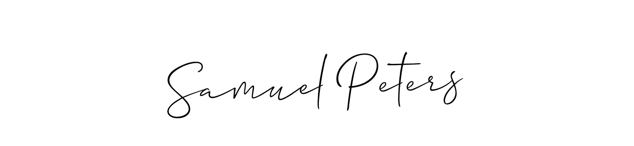 Also You can easily find your signature by using the search form. We will create Samuel Peters name handwritten signature images for you free of cost using Allison_Script sign style. Samuel Peters signature style 2 images and pictures png