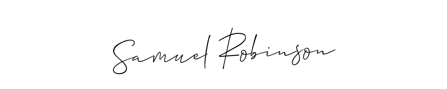 Design your own signature with our free online signature maker. With this signature software, you can create a handwritten (Allison_Script) signature for name Samuel Robinson. Samuel Robinson signature style 2 images and pictures png