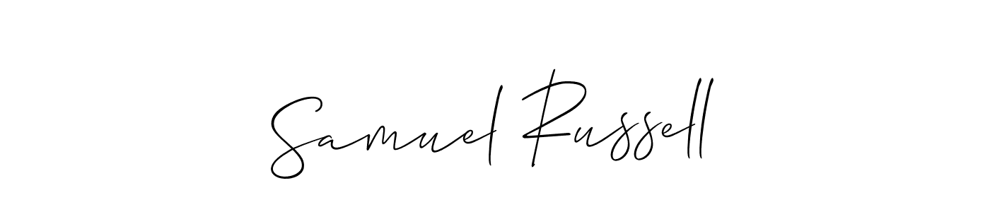 Best and Professional Signature Style for Samuel Russell. Allison_Script Best Signature Style Collection. Samuel Russell signature style 2 images and pictures png