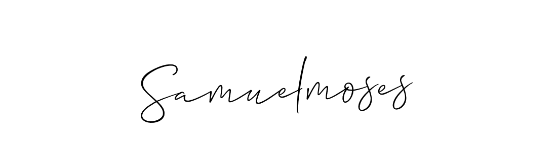 Samuelmoses stylish signature style. Best Handwritten Sign (Allison_Script) for my name. Handwritten Signature Collection Ideas for my name Samuelmoses. Samuelmoses signature style 2 images and pictures png