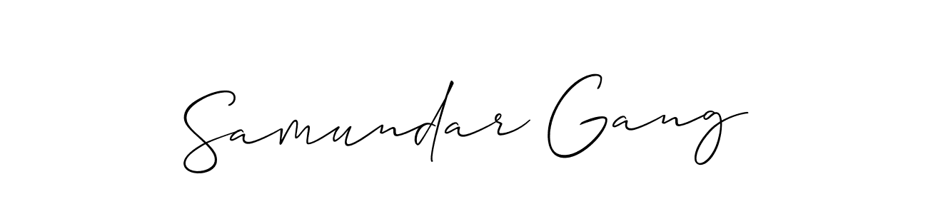 Once you've used our free online signature maker to create your best signature Allison_Script style, it's time to enjoy all of the benefits that Samundar Gang name signing documents. Samundar Gang signature style 2 images and pictures png