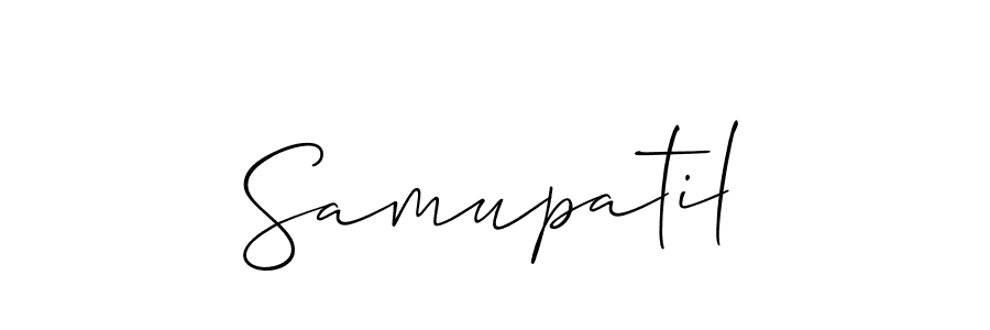Make a beautiful signature design for name Samupatil. Use this online signature maker to create a handwritten signature for free. Samupatil signature style 2 images and pictures png