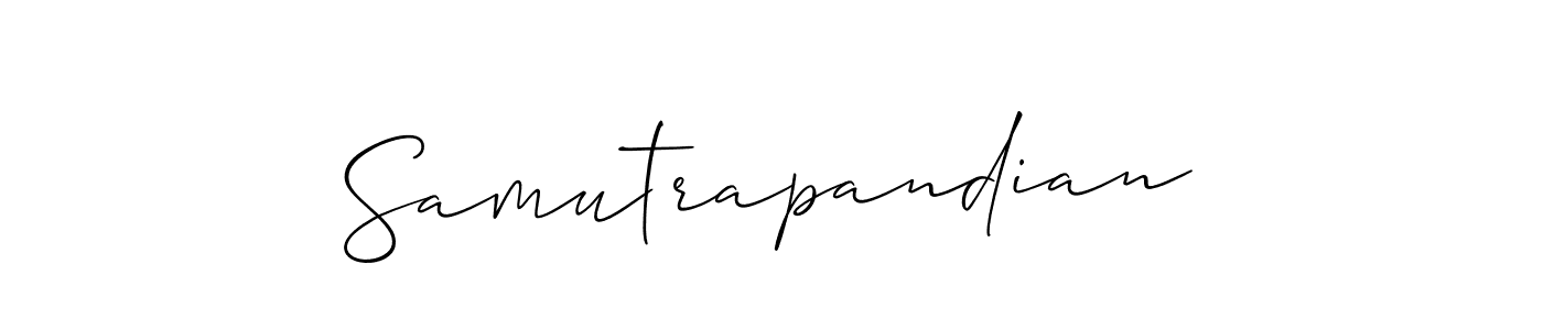 Create a beautiful signature design for name Samutrapandian. With this signature (Allison_Script) fonts, you can make a handwritten signature for free. Samutrapandian signature style 2 images and pictures png