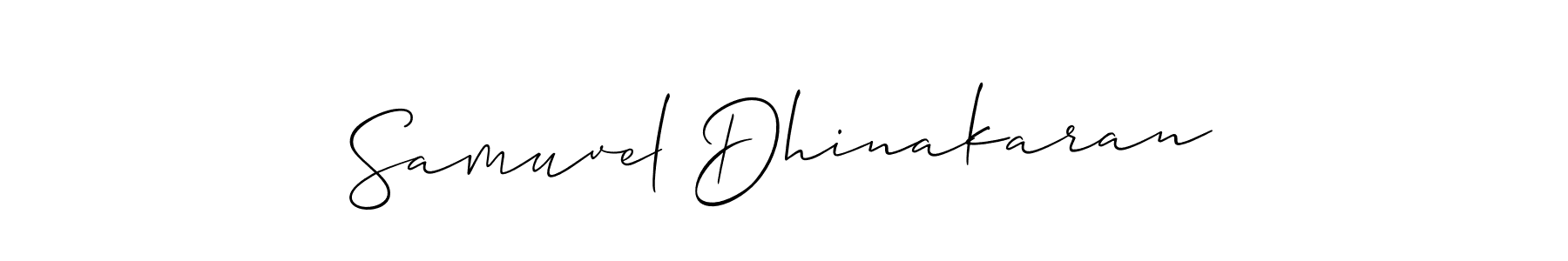 Similarly Allison_Script is the best handwritten signature design. Signature creator online .You can use it as an online autograph creator for name Samuvel Dhinakaran. Samuvel Dhinakaran signature style 2 images and pictures png