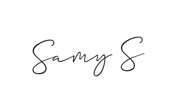 Check out images of Autograph of Samy S name. Actor Samy S Signature Style. Allison_Script is a professional sign style online. Samy S signature style 2 images and pictures png