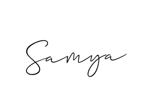 Best and Professional Signature Style for Samya. Allison_Script Best Signature Style Collection. Samya signature style 2 images and pictures png
