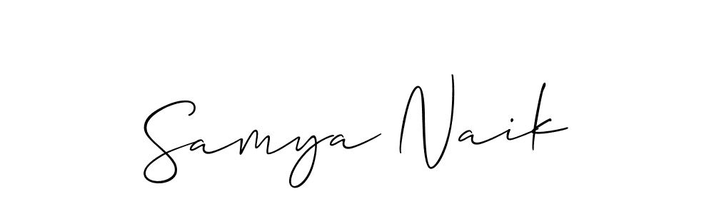 See photos of Samya Naik official signature by Spectra . Check more albums & portfolios. Read reviews & check more about Allison_Script font. Samya Naik signature style 2 images and pictures png