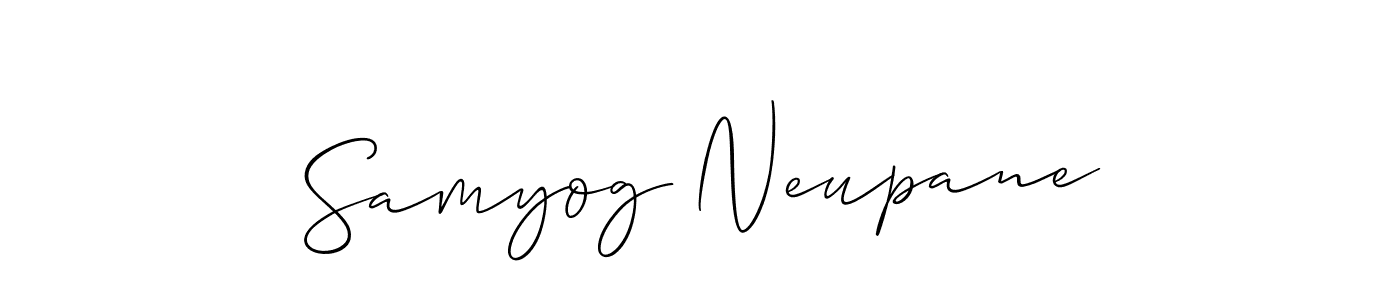 You can use this online signature creator to create a handwritten signature for the name Samyog Neupane. This is the best online autograph maker. Samyog Neupane signature style 2 images and pictures png