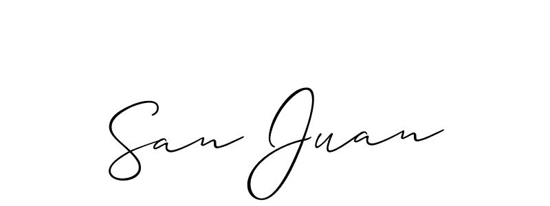Here are the top 10 professional signature styles for the name San Juan. These are the best autograph styles you can use for your name. San Juan signature style 2 images and pictures png