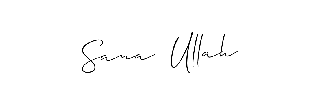 Once you've used our free online signature maker to create your best signature Allison_Script style, it's time to enjoy all of the benefits that Sana  Ullah name signing documents. Sana  Ullah signature style 2 images and pictures png