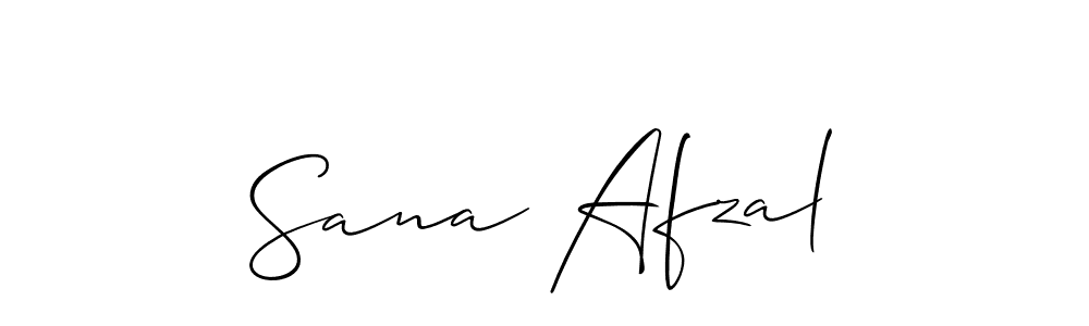 Make a beautiful signature design for name Sana Afzal. Use this online signature maker to create a handwritten signature for free. Sana Afzal signature style 2 images and pictures png
