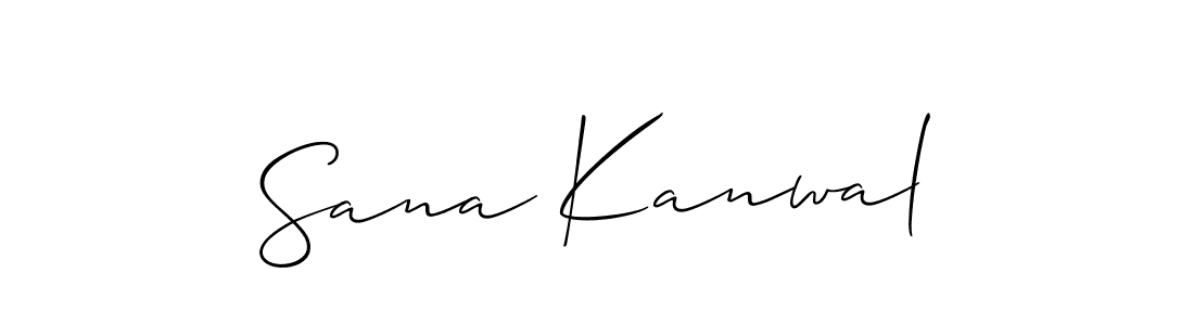 Allison_Script is a professional signature style that is perfect for those who want to add a touch of class to their signature. It is also a great choice for those who want to make their signature more unique. Get Sana Kanwal name to fancy signature for free. Sana Kanwal signature style 2 images and pictures png