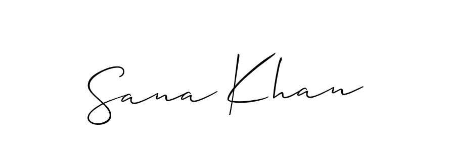 You should practise on your own different ways (Allison_Script) to write your name (Sana Khan) in signature. don't let someone else do it for you. Sana Khan signature style 2 images and pictures png
