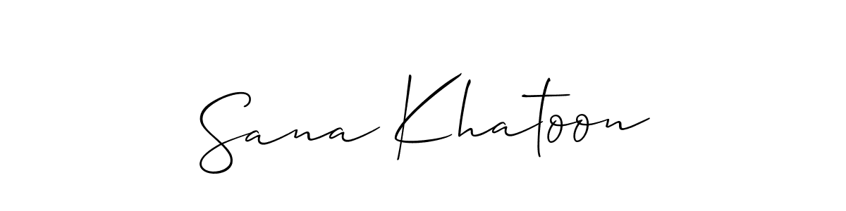 Make a beautiful signature design for name Sana Khatoon. Use this online signature maker to create a handwritten signature for free. Sana Khatoon signature style 2 images and pictures png