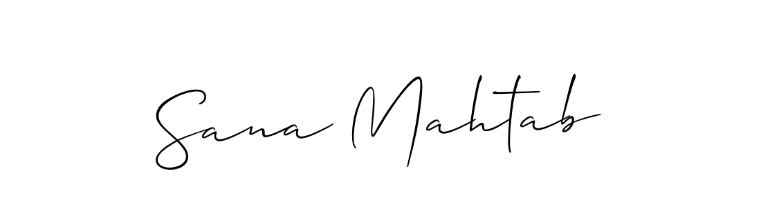 Once you've used our free online signature maker to create your best signature Allison_Script style, it's time to enjoy all of the benefits that Sana Mahtab name signing documents. Sana Mahtab signature style 2 images and pictures png