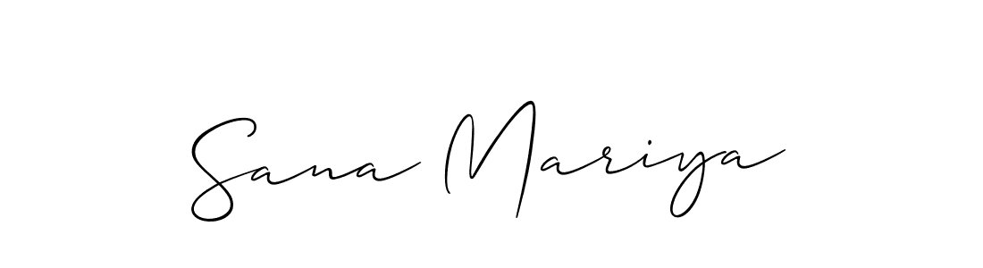 Make a beautiful signature design for name Sana Mariya. Use this online signature maker to create a handwritten signature for free. Sana Mariya signature style 2 images and pictures png