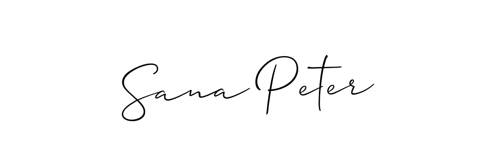 Similarly Allison_Script is the best handwritten signature design. Signature creator online .You can use it as an online autograph creator for name Sana Peter. Sana Peter signature style 2 images and pictures png