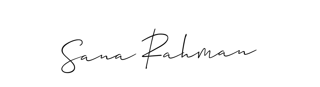 Best and Professional Signature Style for Sana Rahman. Allison_Script Best Signature Style Collection. Sana Rahman signature style 2 images and pictures png