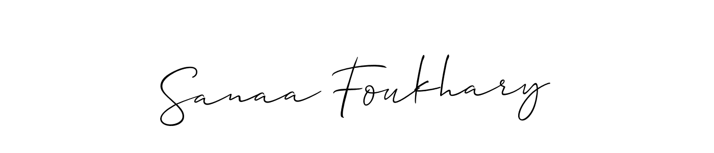 See photos of Sanaa Foukhary official signature by Spectra . Check more albums & portfolios. Read reviews & check more about Allison_Script font. Sanaa Foukhary signature style 2 images and pictures png