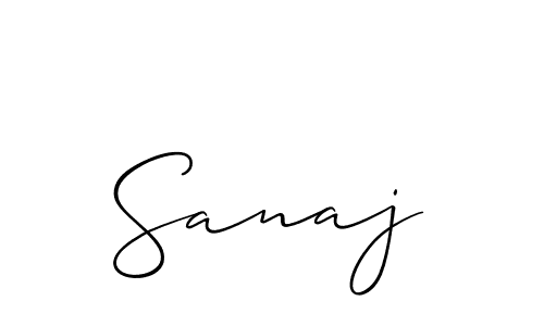 Once you've used our free online signature maker to create your best signature Allison_Script style, it's time to enjoy all of the benefits that Sanaj name signing documents. Sanaj signature style 2 images and pictures png