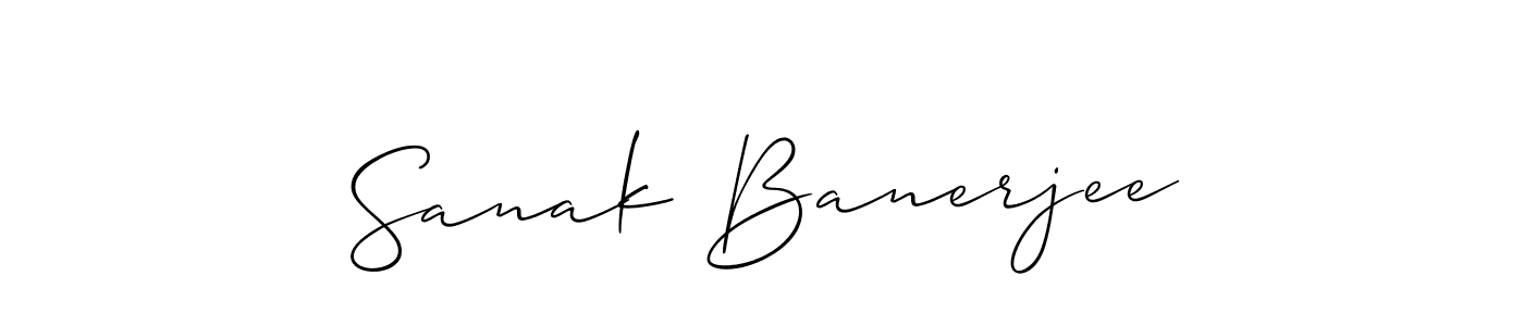 Once you've used our free online signature maker to create your best signature Allison_Script style, it's time to enjoy all of the benefits that Sanak Banerjee name signing documents. Sanak Banerjee signature style 2 images and pictures png