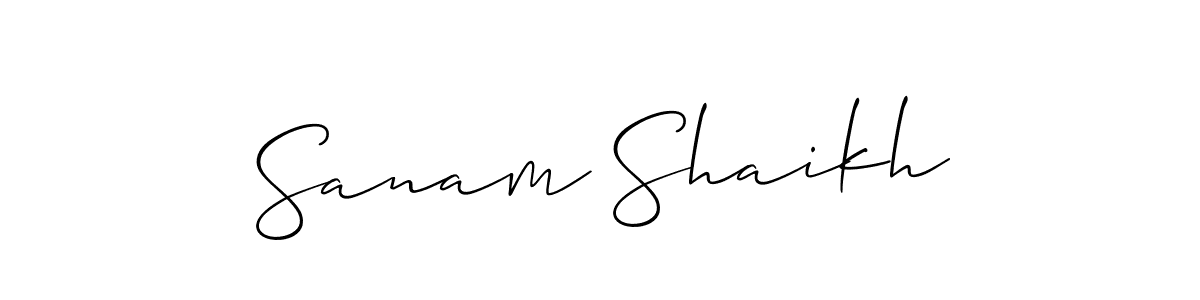 Once you've used our free online signature maker to create your best signature Allison_Script style, it's time to enjoy all of the benefits that Sanam Shaikh name signing documents. Sanam Shaikh signature style 2 images and pictures png