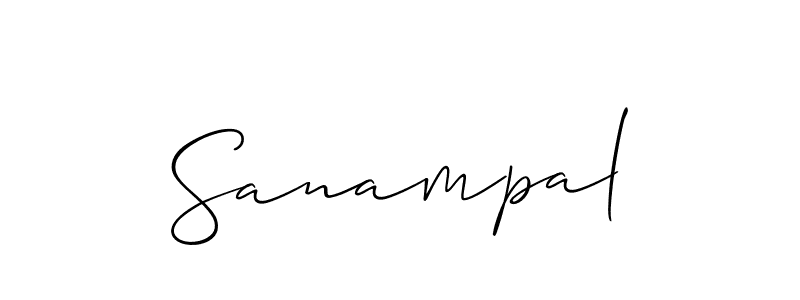 Make a beautiful signature design for name Sanampal. Use this online signature maker to create a handwritten signature for free. Sanampal signature style 2 images and pictures png
