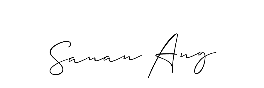 Make a short Sanan Ang signature style. Manage your documents anywhere anytime using Allison_Script. Create and add eSignatures, submit forms, share and send files easily. Sanan Ang signature style 2 images and pictures png