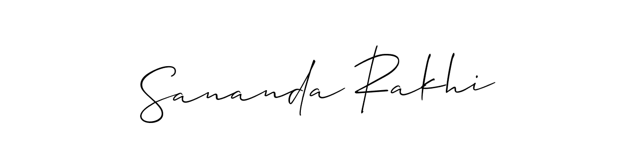 This is the best signature style for the Sananda Rakhi name. Also you like these signature font (Allison_Script). Mix name signature. Sananda Rakhi signature style 2 images and pictures png