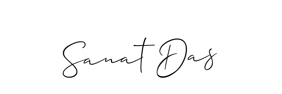 Create a beautiful signature design for name Sanat Das. With this signature (Allison_Script) fonts, you can make a handwritten signature for free. Sanat Das signature style 2 images and pictures png